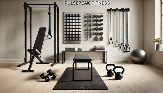Home Gym, Composed: Dumbbells, Kettlebells, Bands & a Bench That Earns Its Footprint | PulsePeak Fitness