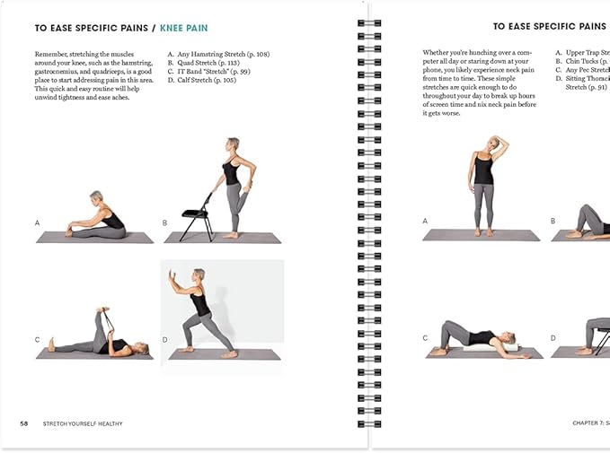 Stretch Yourself Healthy Guide: Easy Routines to Relieve Pain, Boost Energy, and Feel Refreshed - The Perfect Plan for Improving Flexibility, Preventing Injury, Rehabilitation, and More.