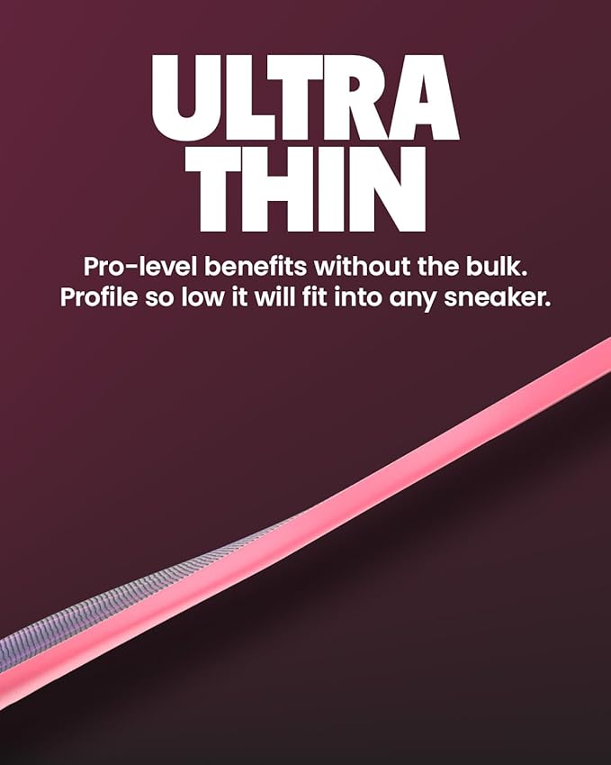 MOVE Baseline - All-Purpose Insoles - Sock Liner - Ultra Thin Shock Absorption - Maximum Freedom of Movement and Energy Return for Cleats, Shoes, Running, Basketball, Baseball (M11-11.5/WM12.5-13)