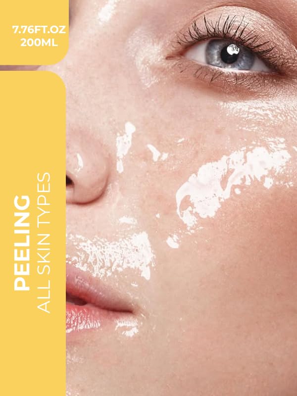 Sparkling Peeling Gel, Deep Cleansing, Exfoliation, Skin Moisturization, Low Irritation for Sensitive Skin fl. 7.76 fl oz / 200 ml, Refreshing