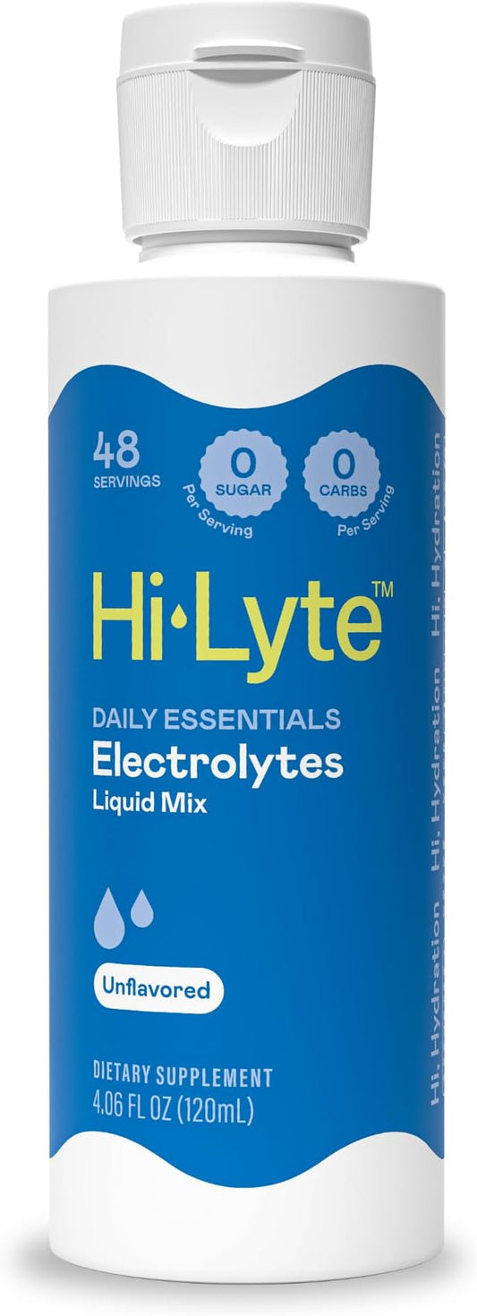 Hi-Lyte Electrolytes for Fasting, Immune Support and Rapid Hydration | 48 Servings | NO Calories NO Sugar | 20%+ More Potassium, Magnesium & Zinc
