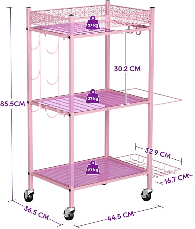 Yoga Mat Storage Rack, Home Gym Storage Rack, VOPEAK Workout Storage for Yoga Mat, Foam Roller, Equipment Gym Storage for Home Exercise and Fitness Gear (Metal)