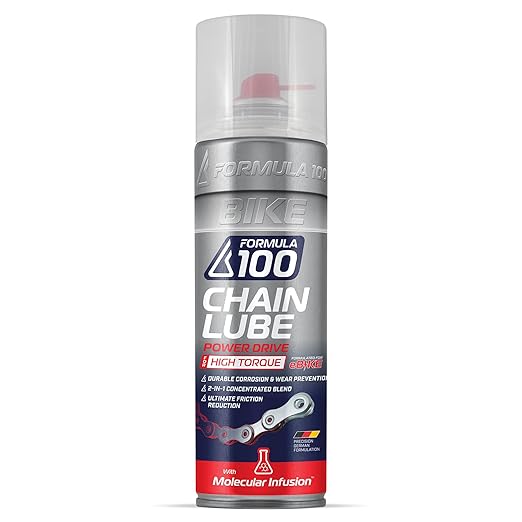 eBike Chain Lube – Lubricant for Electric Bikes – Durable Corrosion & Wear Protection, Friction Reduction, Race Day Blend – 300ml Aerosol (10.14 oz)