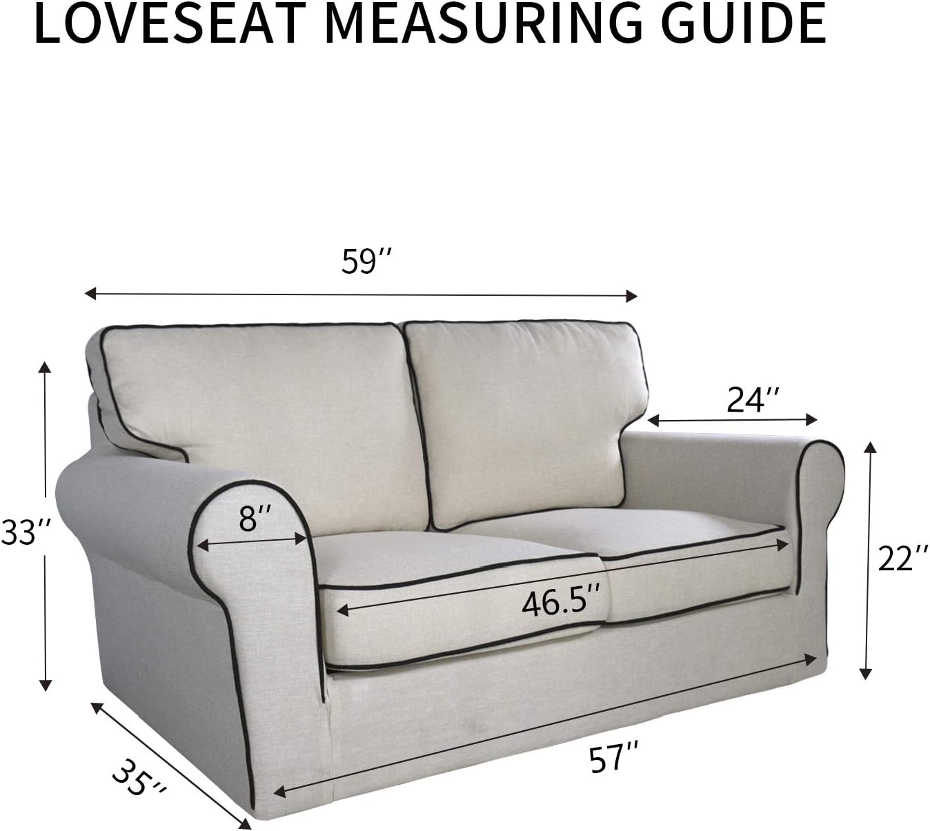 PureFit Reversible Quilted Sofa Cover, Water Resistant Slipcover Furniture Protector, Washable Couch Cover with Non Slip and Elastic Straps for Kids, Dogs, Pets (Loveseat, Pink/Beige)