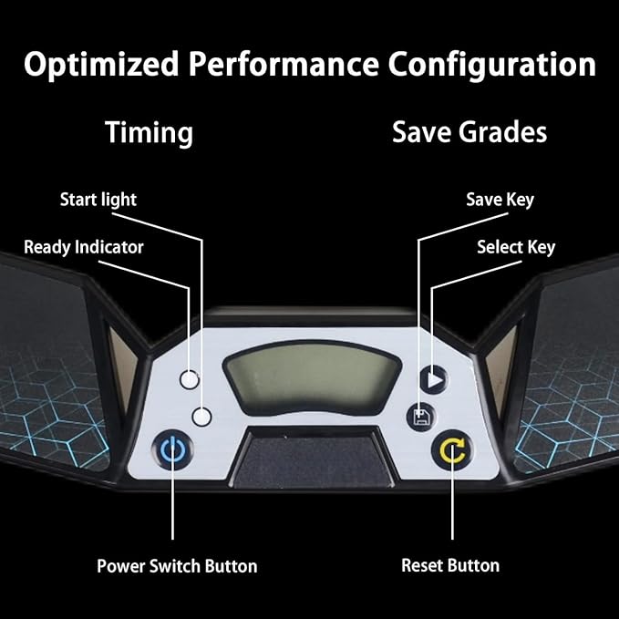 Speed Timer for Professional Athletics, Touch Control Timer with Display, Timer for Cube Race Stack Competition a Great Gift for Boys and Girls (black4)