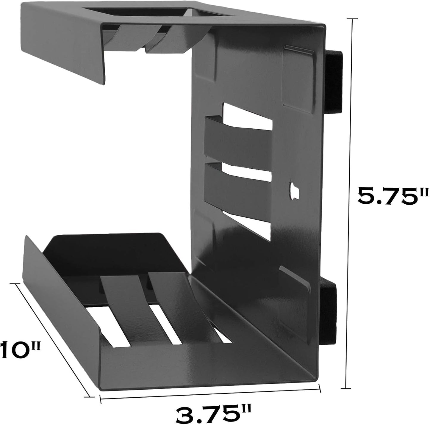 EHOMEA2Z Magnetic Glove Holder,Glove Box Holder,Glove Dispenser,Durable Coated Steel,Space Saving Design for Work,Shop, Garage,Medical Office,Laundry Room,Kitchen,Hospital,Fridge,Wall Mount (Black)