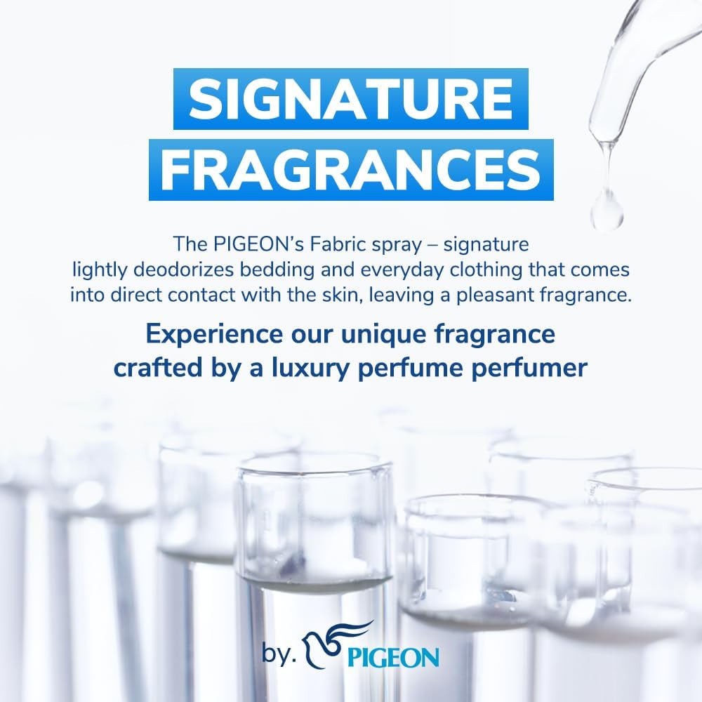 PIGEON Fabric Refresher, Grapefruit & Peach, Odor Eliminator for Home, Couch Spray Deodorizer, Fabric Refresher Spray for Furniture, Bed, Clothing, Curtains, Grapefruit Fresh – Pack of 3