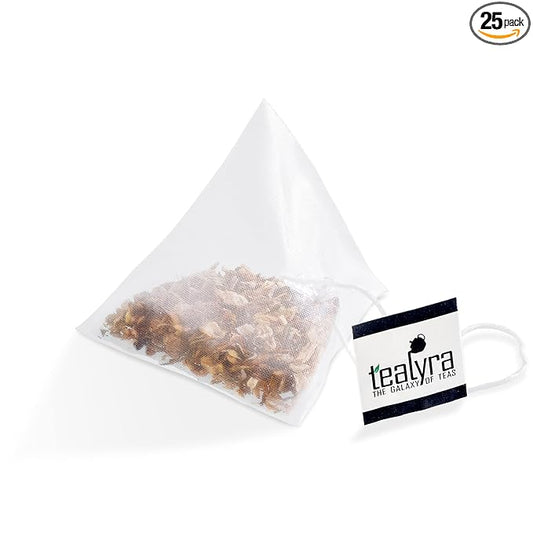 Tealyra - 911 Detox - 25 Bags - Dandelion Root - Ginger - Peppermint - Digestive Tea - Immune System Booster - Herbal Loose Leaf Tea - Caffeine-Free - Pyramids Style Sachets