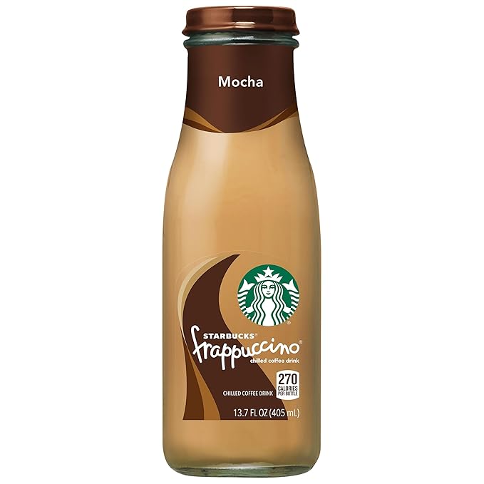 Starbucks Frappuccino Coffee Drink, Mocha, 13.7 fl oz Bottles (12 Pack)