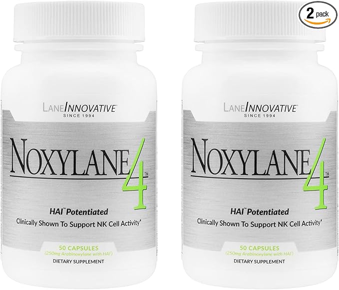 Lane Innovative - Noxylane 4, Supports Immune Protection, Supports Peak NK Cell Activity and T and B Cell Defense (25 Servings) | 2-Pack