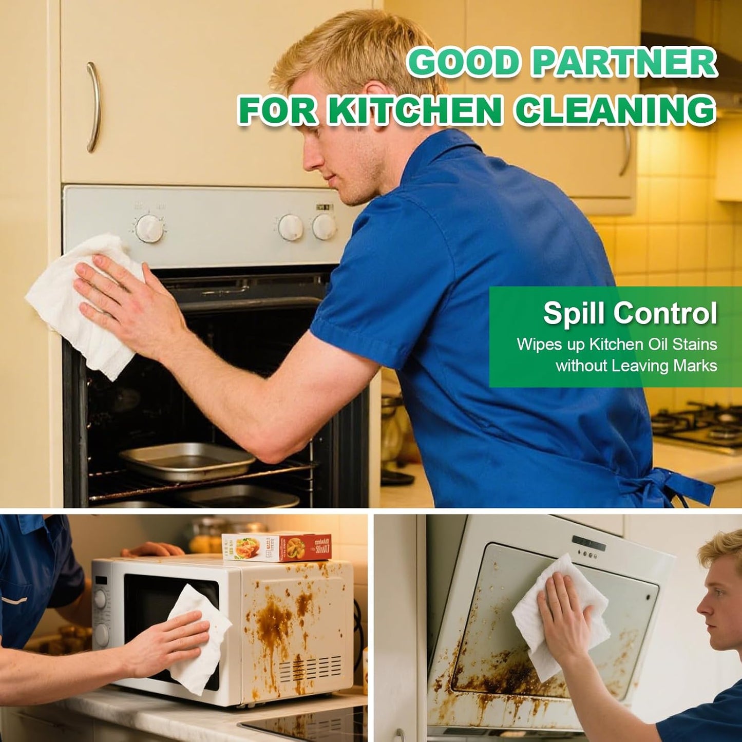 Cleanroom Wipes 9"x9" (300 Pcs, Cellulose/Polyester Blend, Grade B, 56GSM) Lint Free Wipes for Laboratory, Electronics, Pharmaceutical,Printing,Automotives and Semiconductor Industries