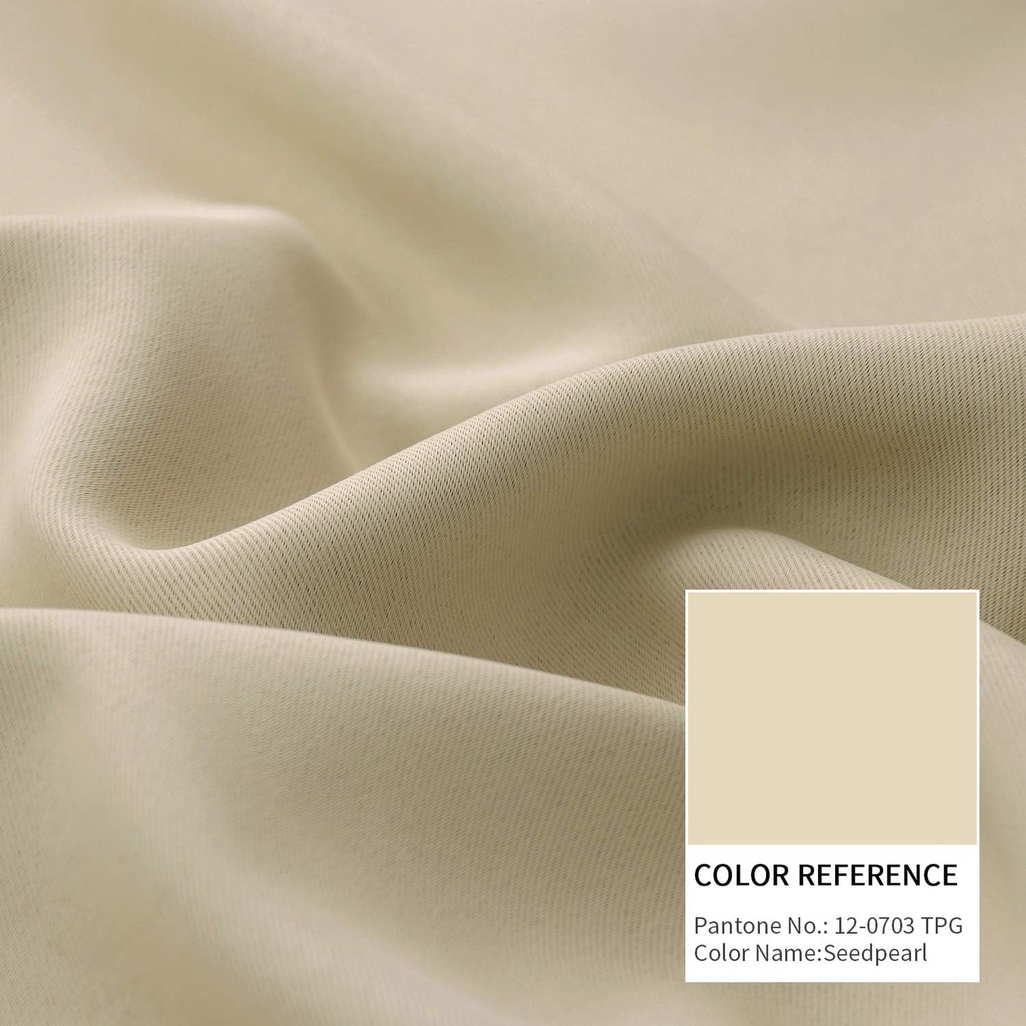 BGment Beige Blackout Curtains 72 Inches Length for Bedroom - Thermal Insulated Room Darkening Window Treatments with Rod Pocket for Living Room, 52 x 72 Inch, 2 Panels