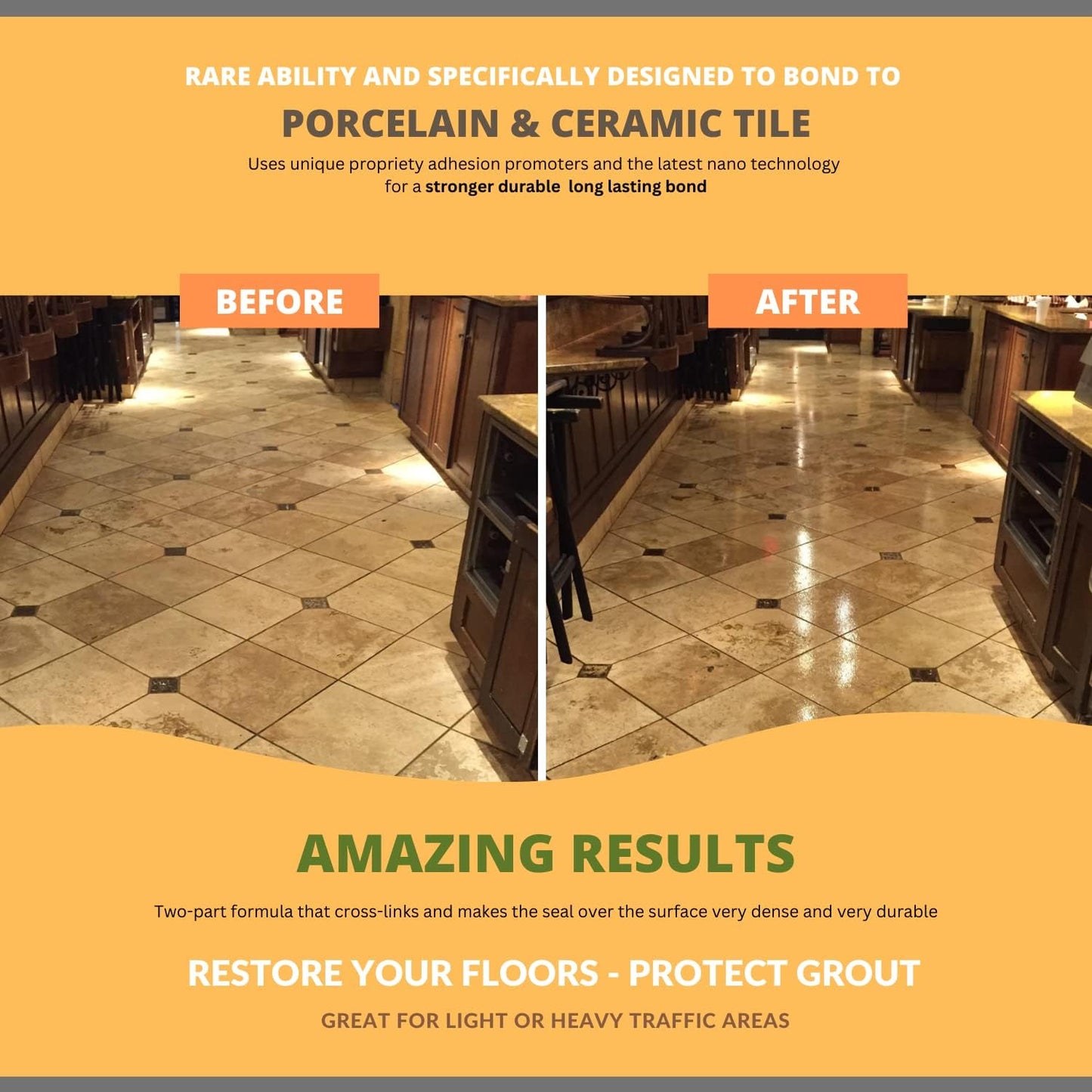 CoverTec GlazeGuard Matte (Sample) Ceramic & Porcelain Tile, Grout Sealer Flat Finish (3 oz Sample Kit)