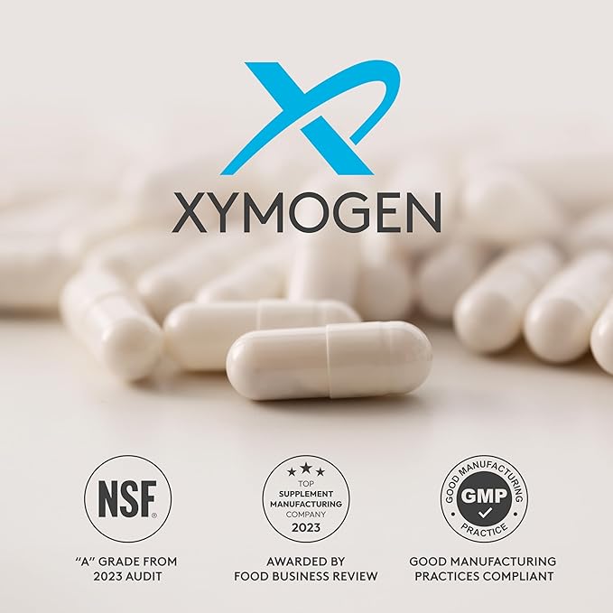 XYMOGEN ProbioMax Daily 30B - Vegetarian, Dairy & Gluten Free Probiotics for Digestive Health - Women's & Men's Probiotic Nutritional Supplements - Formerly ProbioMax Daily DF (60 Capsules)