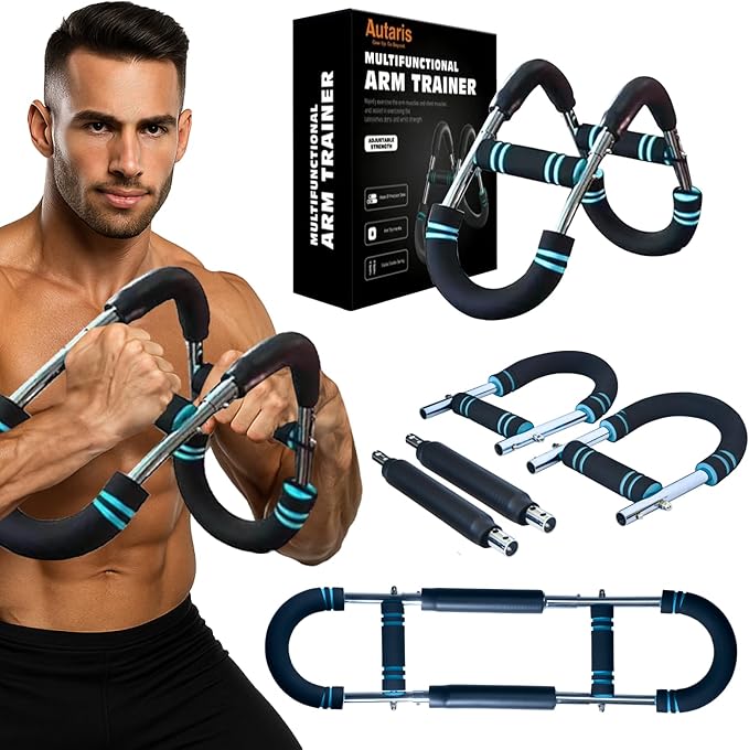 Twister Arm Trainer - Adjustable Chest Workout Equipment - Arm Trainer for Men - Chest Trainer for Men - Shoulder Muscle Training - Portable Spring Resistance - Home Fitness Equipment (40β90 lbs)