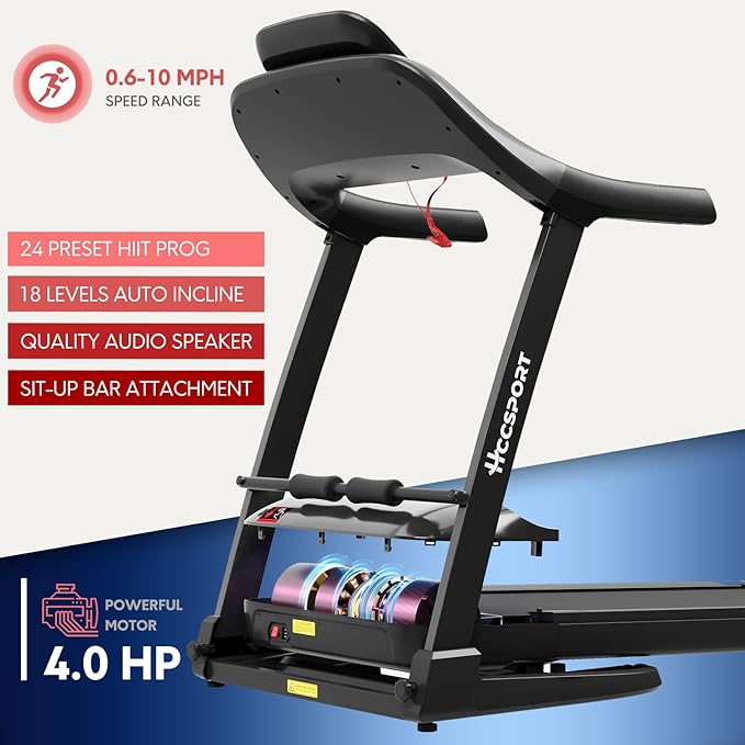 Treadmill with Incline, 3 in 1 Under Desk Treadmill Walking Pad with Removable Desk Workstation 3.5HP Foldable Compact Walking Treadmills for Home Small Office with Wristband Remote Control
