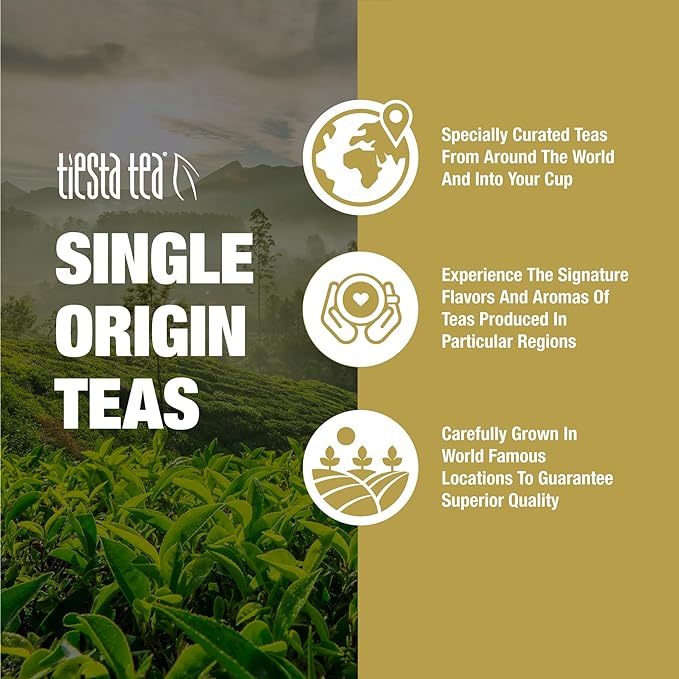 Tiesta Tea Silver Needle White Tea – Premium Loose Leaf, Single-Origin from China | Pure Unblended Low-Caffeine Tea | Hot or Cold Brew | 12oz Resealable Bulk Pouch | Brews 200 Cups