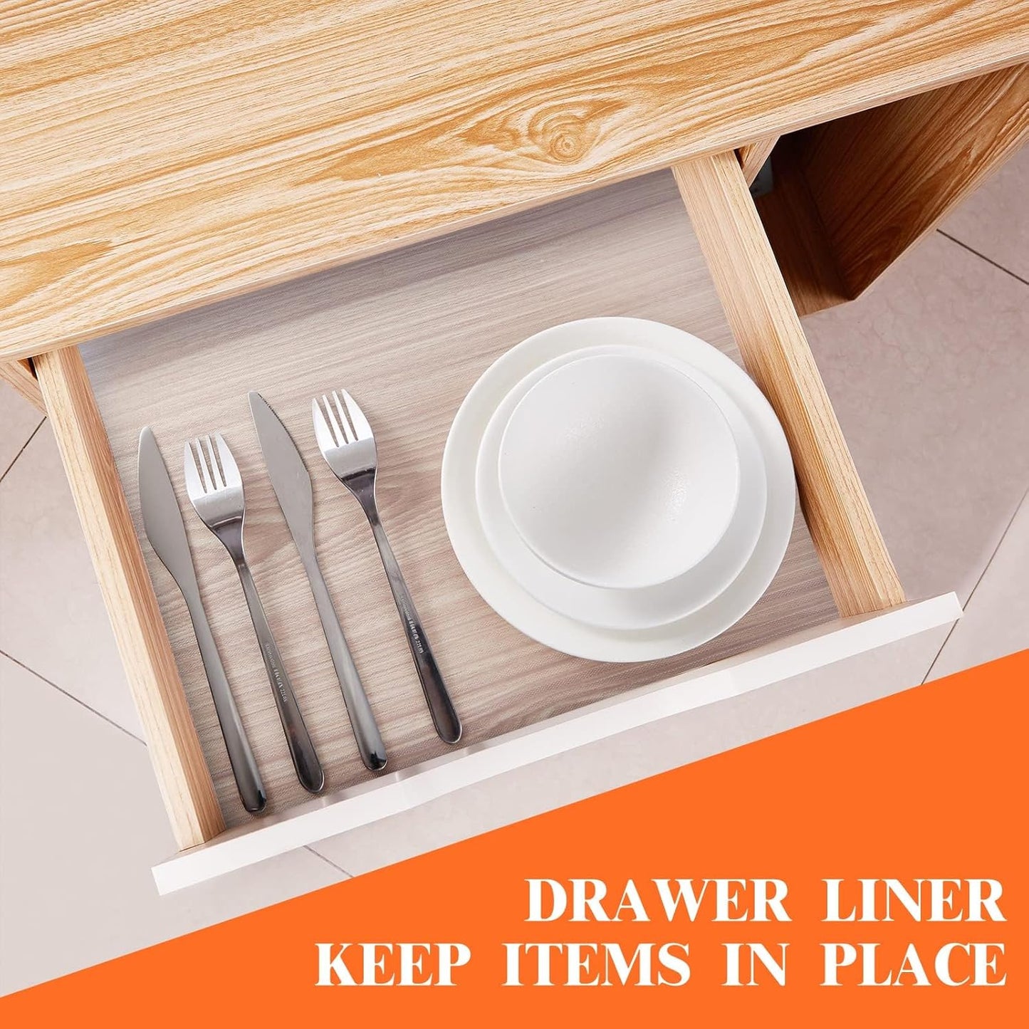 17.5" X 120" Refrigerator Liners Shelf Liner, Fridge Liners Non Slip Washable, Drawer Liners Non Adhesive Waterproof, Durable Fridge Mats for Glass Shelves, Cupboard, Pantry, Clear