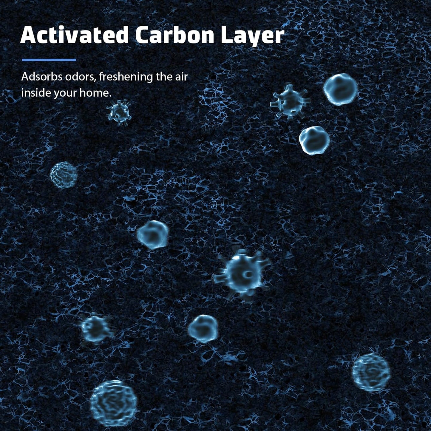 2-Pack MK04 Air Filter Replacement for Aroeve MK04/MG04JH Air Purifier - 4-in-1 H13 True HEPA Filter for Dust, Pet Dander, Smoke, and Pollen (Standard Version)