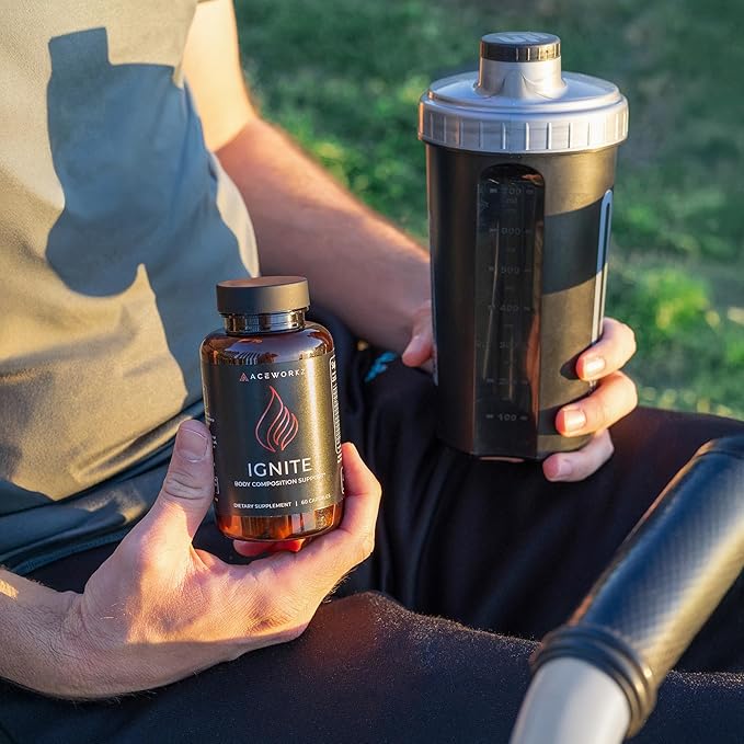 Ignite - Thermogenic Fat Burner & Nootropic - Weight Management, Craving Control, Metabolism, Focus & Energy Support with ACV, Green Tea Extract & More - High Absorption with BioPerine® (60 Capsules)