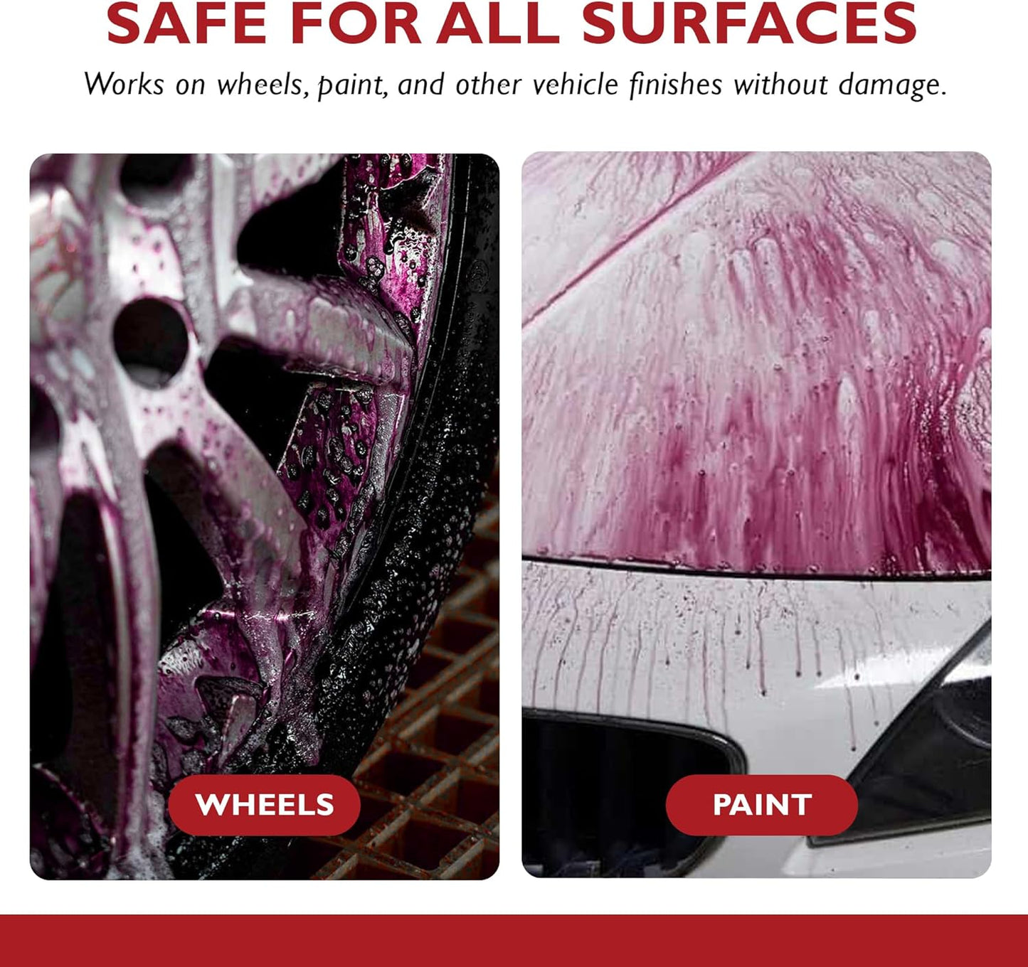 Honest Wash Iron Remover Car Detailing – Powerful Solution for Dissolving Brake Dust, Dirt, and Grime | Visible Reaction for Deep Cleaning | Safe for All Wheel and Surface Types (16 Fl Oz)