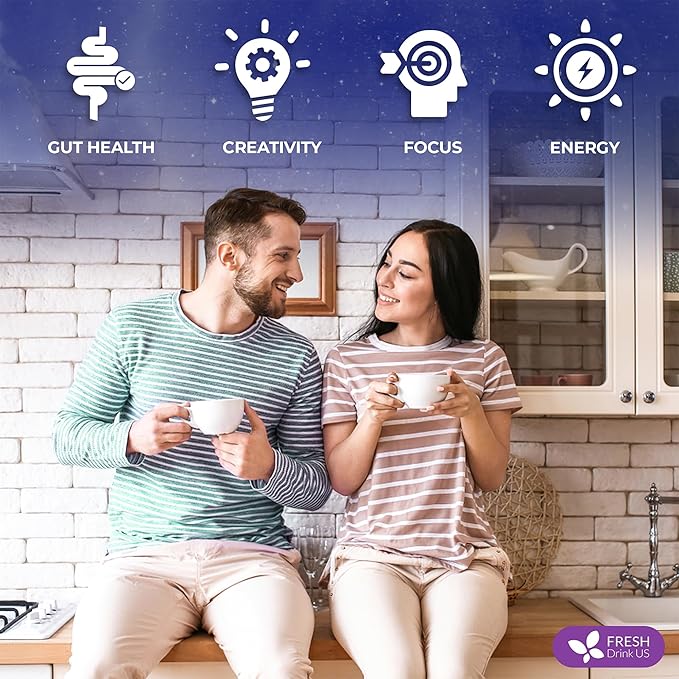 FreshDrinkUS, Premium Liver Herbal Detox Tea – Strong Blend Of Milk Thistle, Hibiscus, Peppermint & Ginger | Fennel, Lemongrass & Orange Peel with Stevia | Vibrant Caffeine-Free Botanical Blend