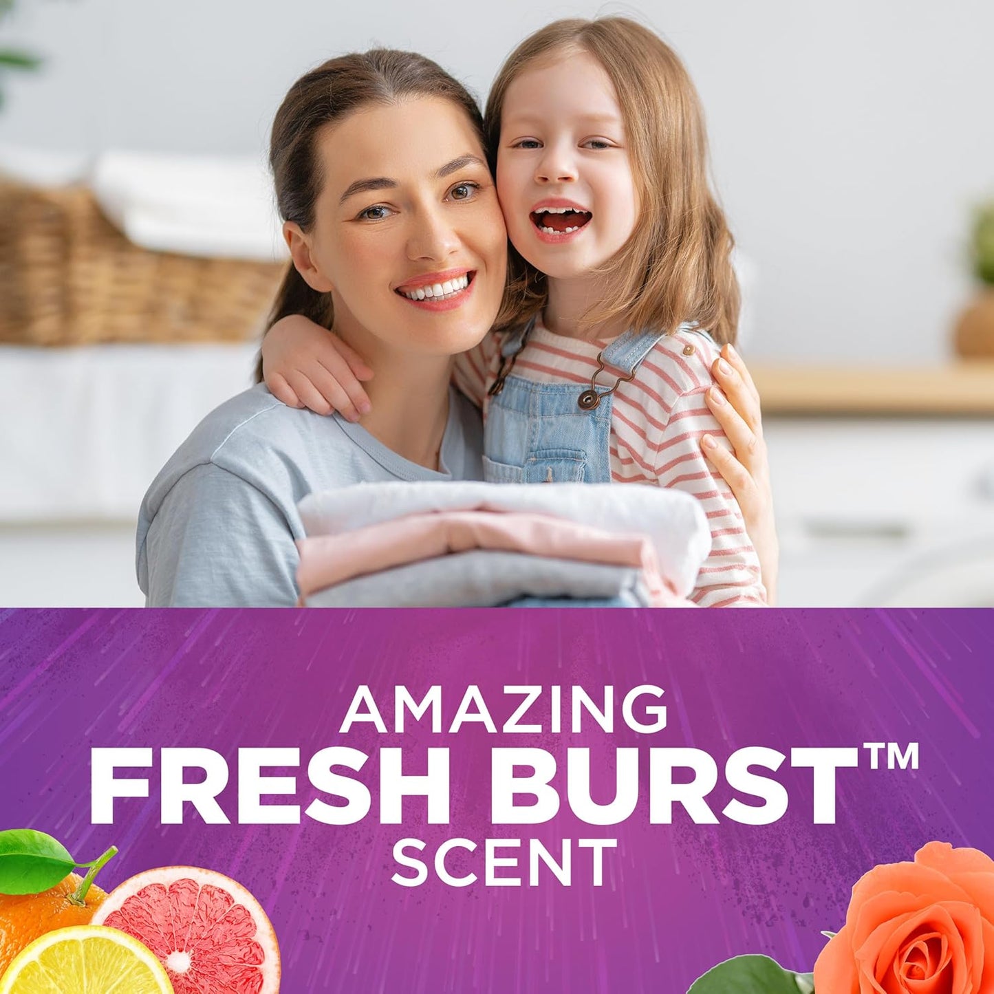 ARM & HAMMER Plus OxiClean Odor Blasters Fresh Burst, 77 Loads Liquid Laundry Detergent, 100.5 Fl oz (Pack of 2)