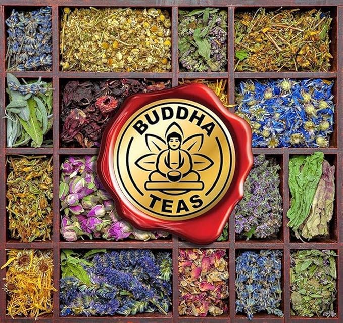 Buddha Teas - Ashwagandha Root Tea - Herbal Tea - Promote Cleansing & Wellness - With Antioxidants & Minerals - Clean Ingredients - Caffeine Free - OU Kosher - 18 Tea Bags (Pack of 1)