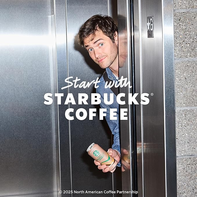 Starbucks Doubleshot Energy Drink Coffee Beverage, Caramel, Iced Coffee, 15 fl oz Cans (Packaging May Vary) (Pack of 12)