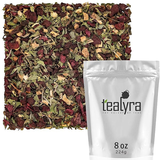 Tealyra - 911 Detox - Dandelion - Beetroot - Ginger - Peppermint - Cleanse Digestive Herbal Loose Tea - Immune System Booster - Caffeine-Free - All Natural - 224g (8-ounce)