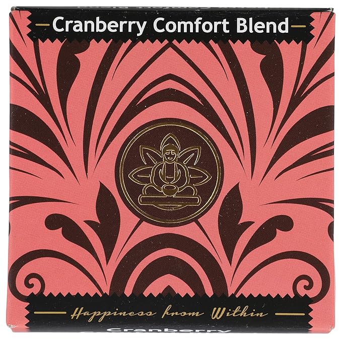 Buddha Teas - Organic Cranberry Comfort Blend - Herbal Tea - For Health & Wellbeing - With Antioxidants & Minerals - Clean Ingredients - Caffeine Free - OU Kosher & Non-GMO - 18 Tea Bags (Pack of 1)