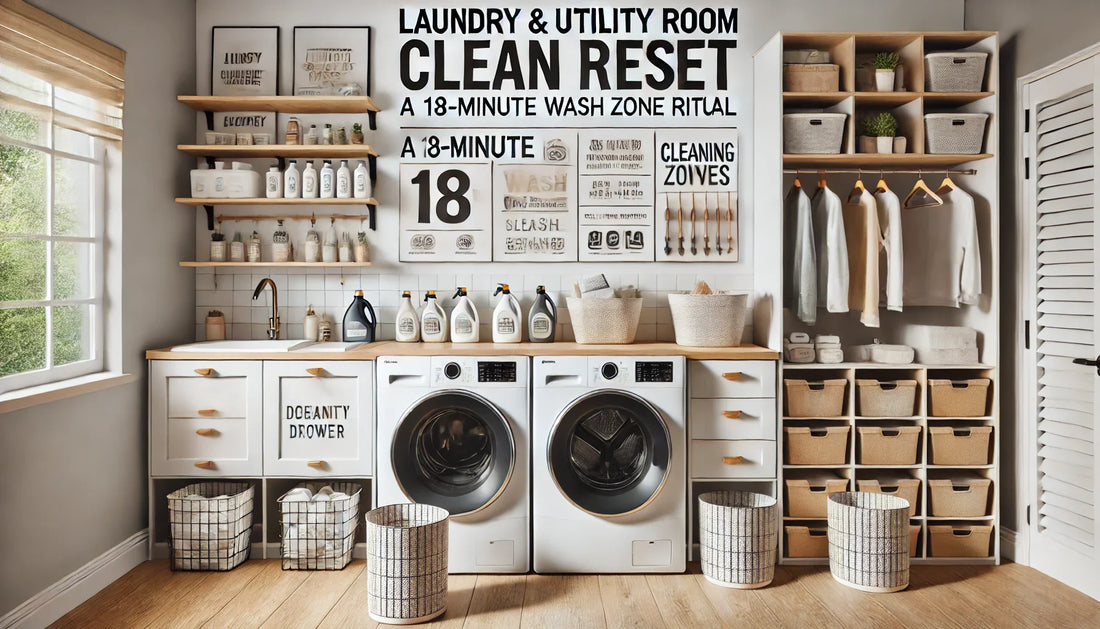 Laundry & Utility Room Clean Reset: A 18-Minute Wash Zone Ritual