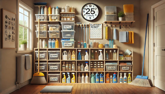 Quarterly Home Cleaning Supply & Storage Reset: A 25-Minute Ritual for Tools, Refills & Essential Order