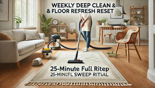 Weekly Deep Clean & Floor Refresh Reset: 25-Minute Full Sweep Ritual