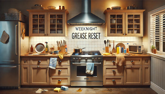 Weeknight Grease Reset: A 15-Minute Kitchen Cleanup After Cooking