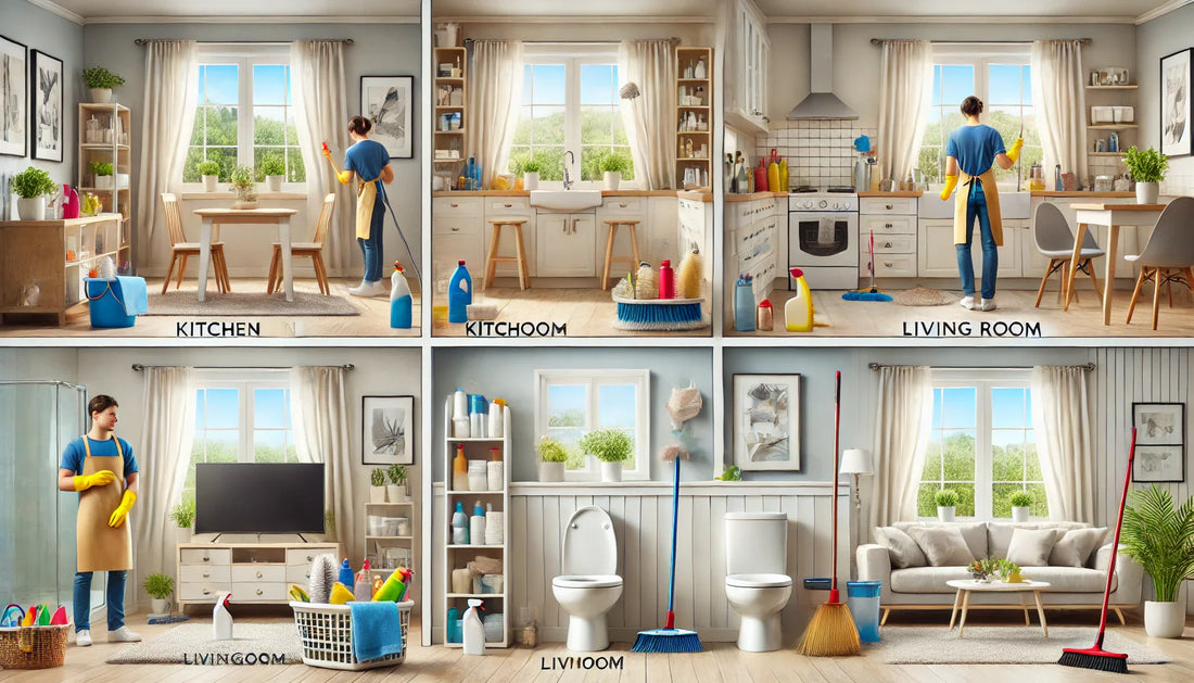 Room-by-Room Cleaning Checklist: Tools and Techniques for a Spotless Home