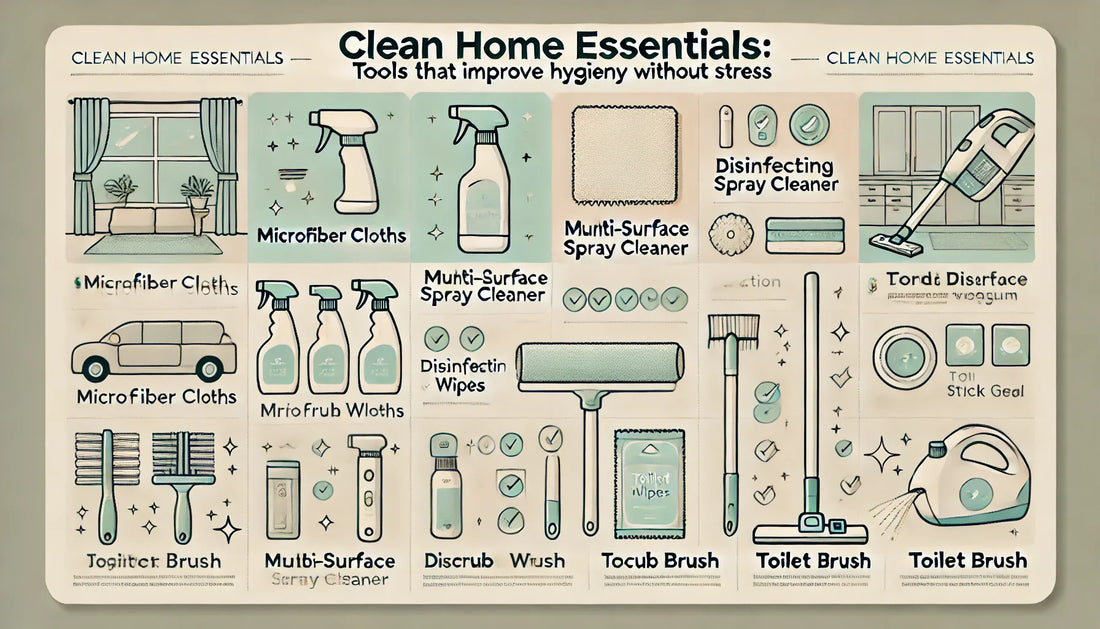Clean Home Essentials: Tools That Improve Hygiene Without Stress