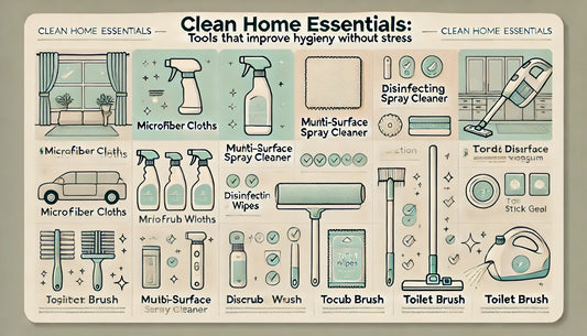 Clean Home Essentials: Tools That Improve Hygiene Without Stress