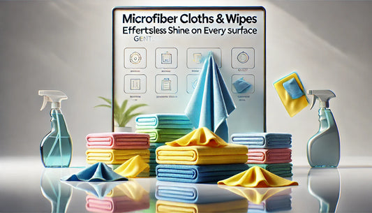 Microfiber Cloths & Wipes: Effortless Shine, Gentle on Every Surface