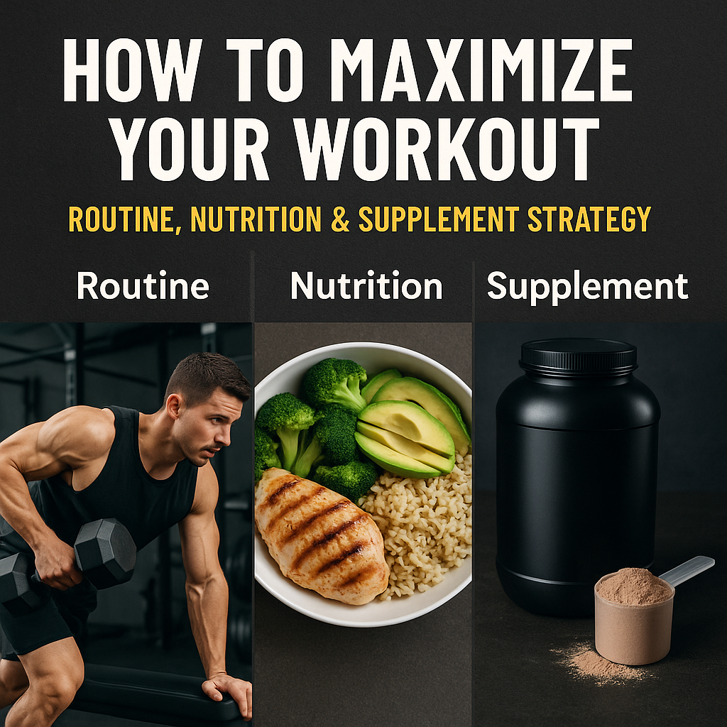 How to Maximize Your Workout: Routine, Nutrition & Supplement Strategy