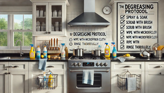 The Degreasing Protocol: A Traditional, No-Fail Kitchen Deep Clean (Stove to Sink)