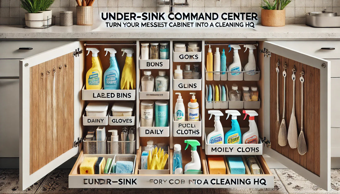 Under-Sink Command Center: Turn Your Messiest Cabinet into a Cleaning HQ
