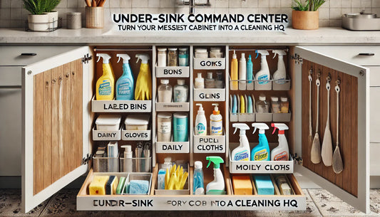 Under-Sink Command Center: Turn Your Messiest Cabinet into a Cleaning HQ