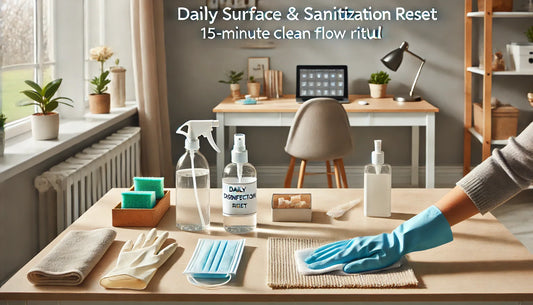 Daily Surface & Sanitization Reset: 15-Minute Clean Flow Ritual