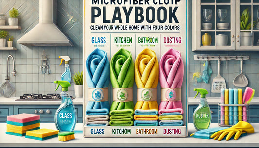 Microfiber Cloth Playbook: Clean Your Whole Home with Four Colors