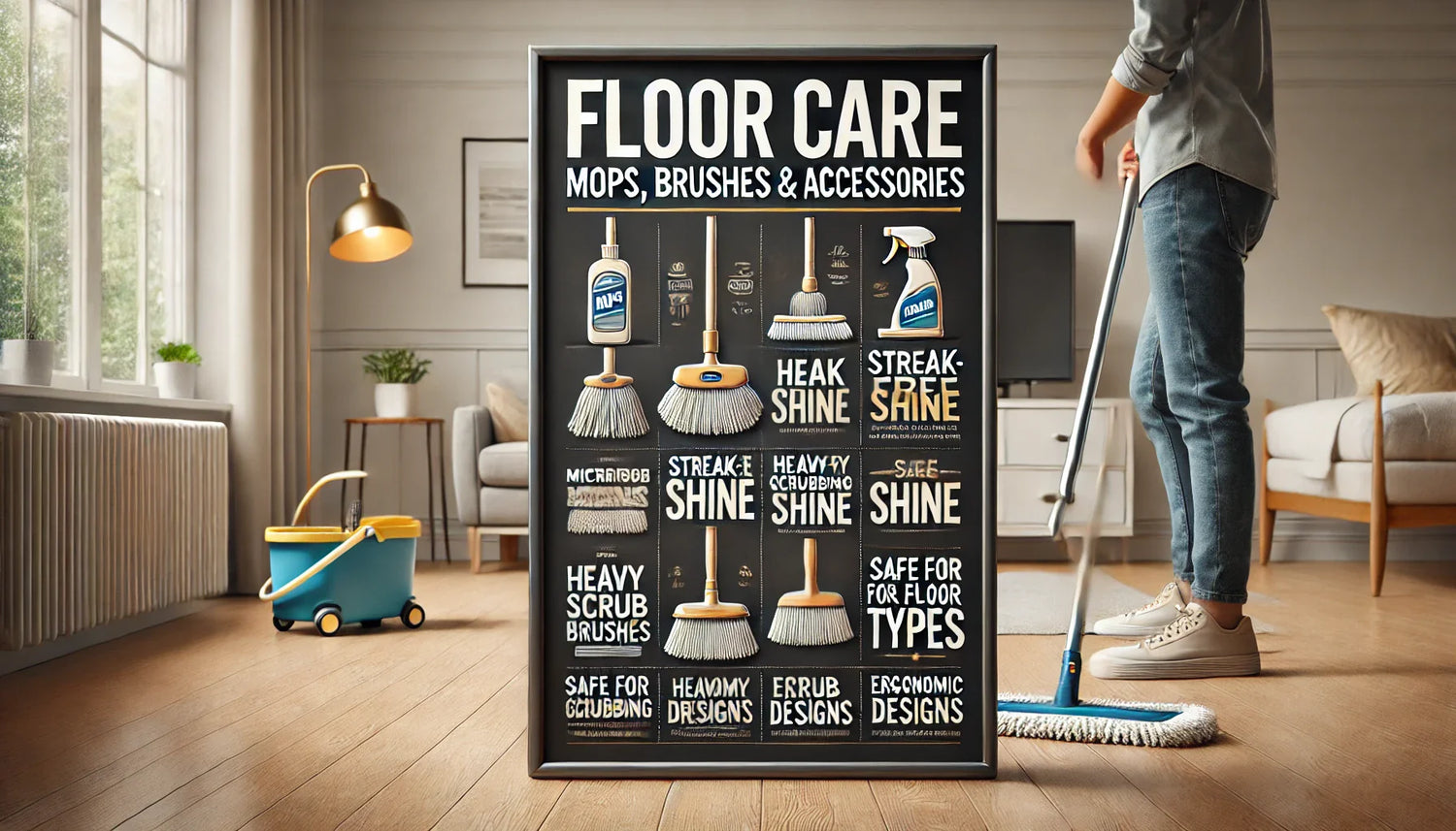 Floor Care – Mops, Brushes & Accessories