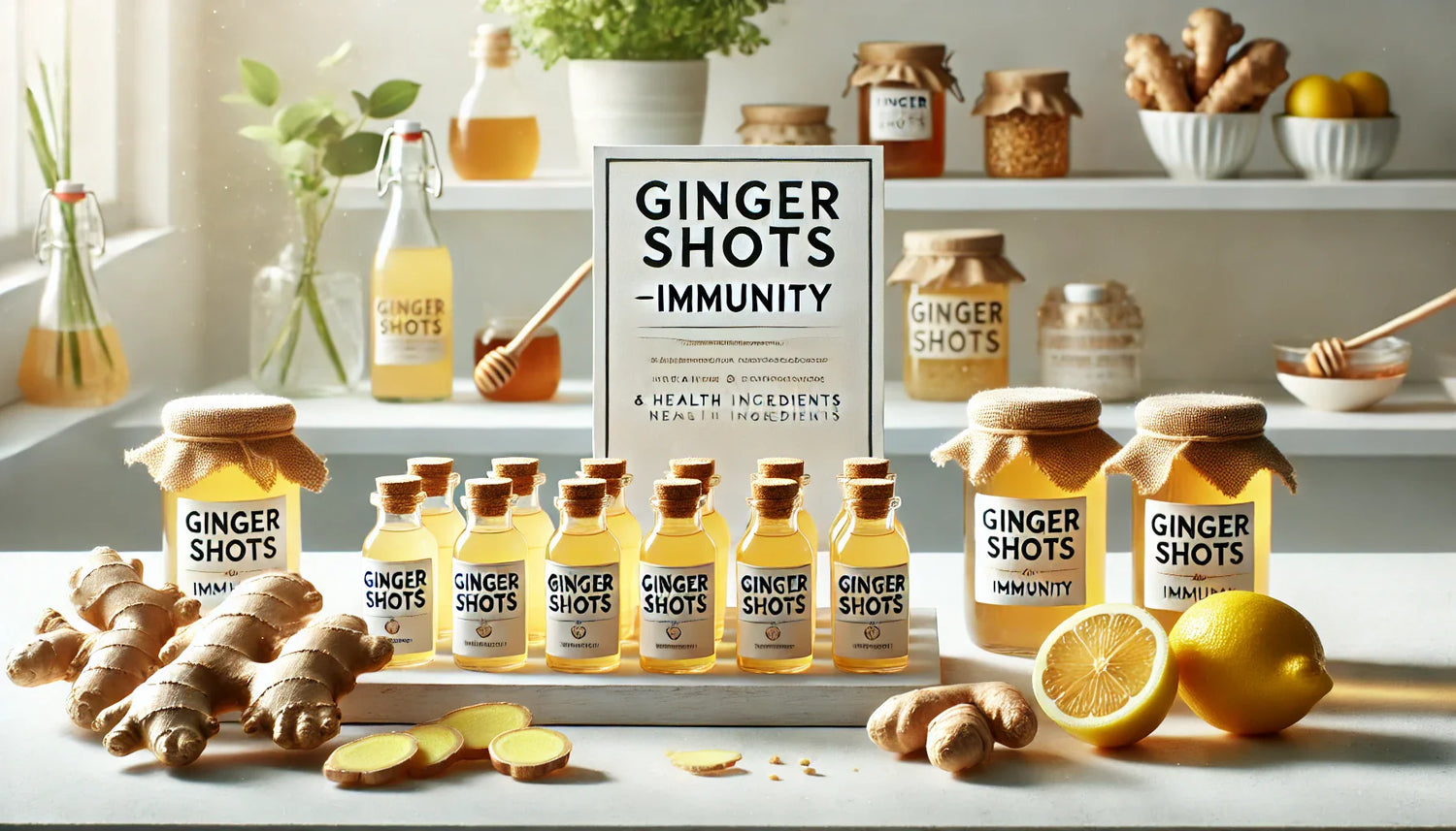 Ginger Shots — Immunity
