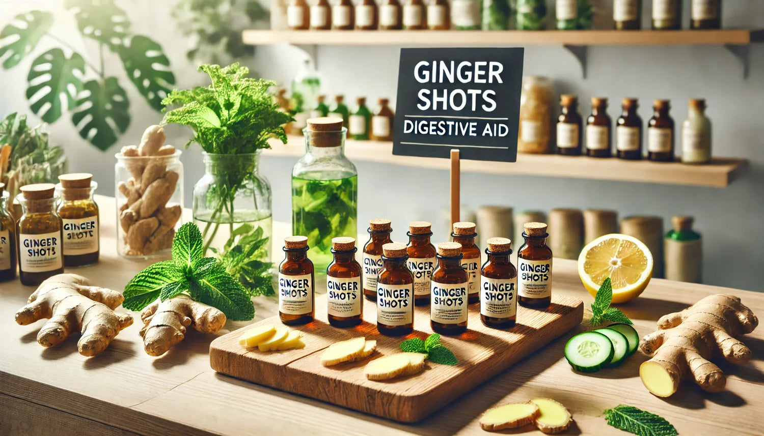 Ginger Shots — Digestive Aid