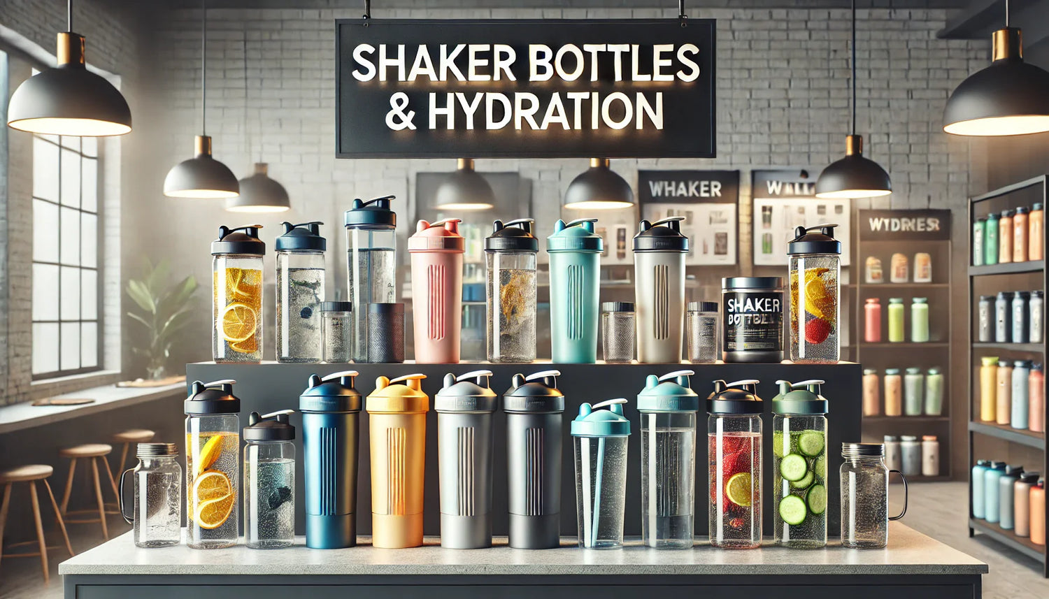 Shaker Bottles & Hydration