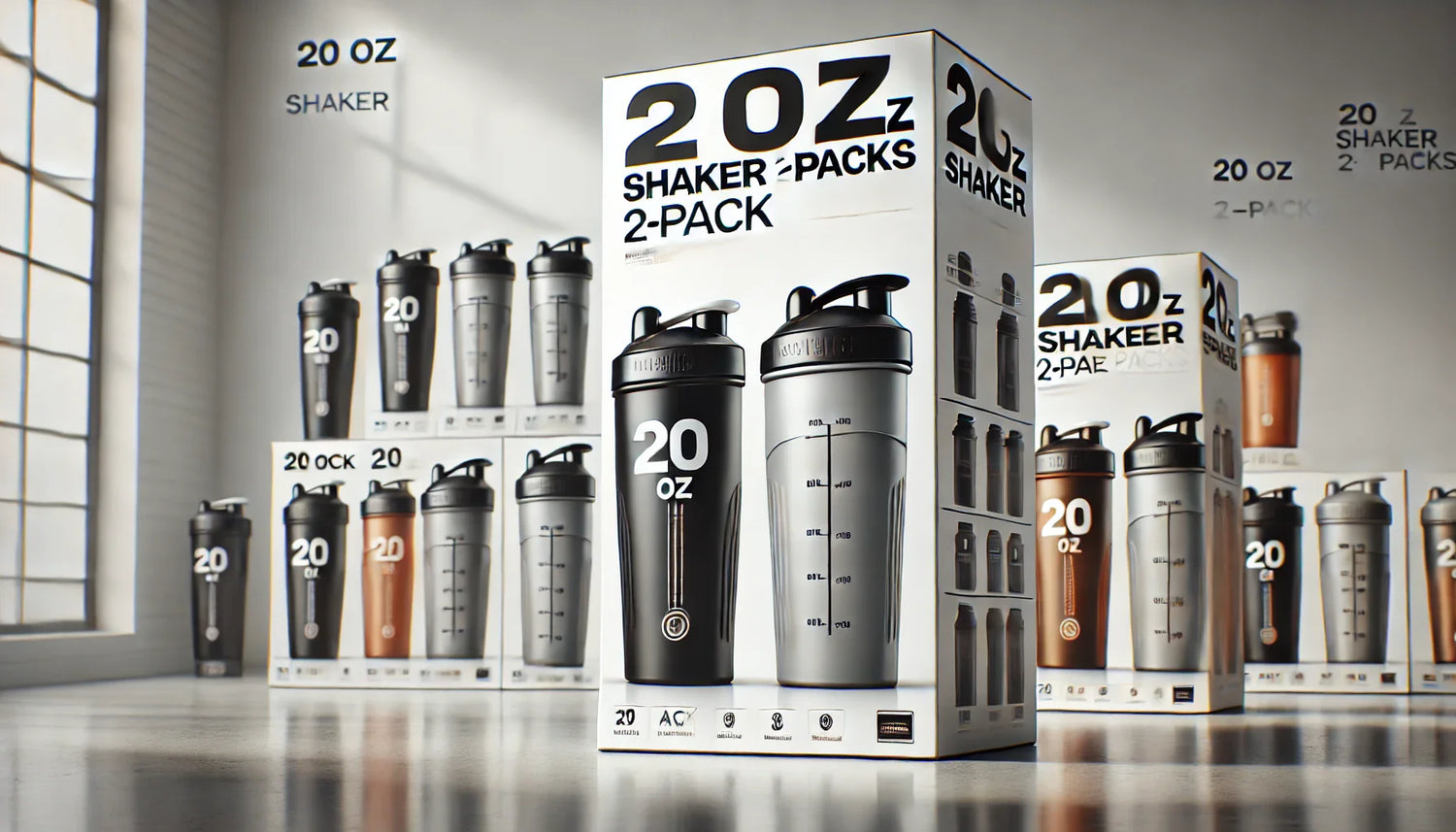 20 oz Shaker 2-Packs